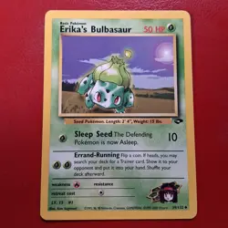 Erika's Bulbasaur 39/132 Gym Challenge Regular Wotc Pokemon Card Lp - Image 1