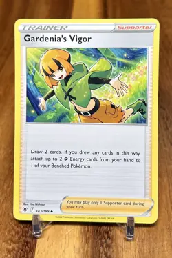 Gardenia's Vigor 143/189 Non Holo Astral Radiance Trainer Pokemon Card NM - Image 1