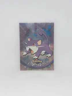 Rattata #19 Topps TV Animation Edition Blue Label Holo Pokemon Card - Image 1