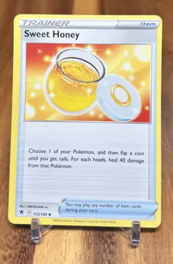 Sweet Honey 153/189 Non Holo Astral Radiance Trainer Item Pokemon Card NM - Image 1