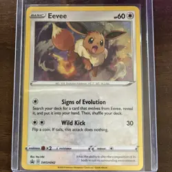 2020 Pokemon EEVEE Black Star Promo HOLO Foil Rare Set Card #SWSH042 NM - Image 1