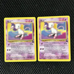 Pokemon TCG: Mew 8 WoTC Promo 10x Lot Cards Bundle - Image 2