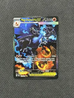 NM Mega Charizard X ex 125/094 Phantasmal Flames SIR Holo Pokemon Card - Image 1