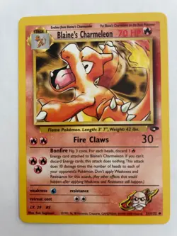Pokemon Card - Blaine's Charmeleon Gym Challenge 31/132 Uncommon NM - Image 1