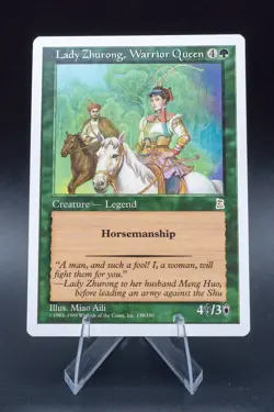 Lady Zhurong, Warrior Queen: 1999 Magic the Gathering - Portal Three Kingdoms - Image 1