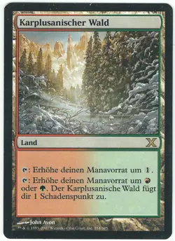 Karplusanischer Wald / Karplusan Forest - 10th EDITION - deutsch (fine) Dual - Image 1