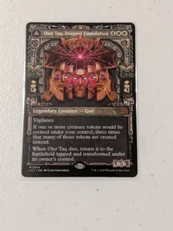 MTG Ojer Taq, Deepest Foundation (Showcase) The Lost Caverns of Ixalan NM - Image 1