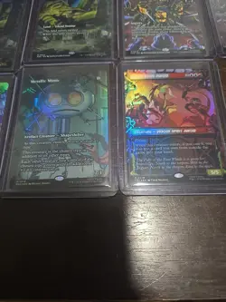Magic the Gathering TMNT Collector Booster lot of Mythic Rares Lands Art Read - Image 5