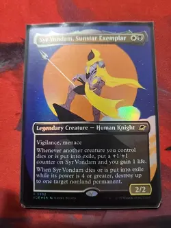 Syr Vondam, Sunstar Exemplar (Borderless) Edge of Eternities Foil - Image 1