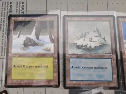MTG ⭐ Ice Age ⭐ Snow-Covered Lands Set ⭐ Vintage Legacy ⭐ - Image 2