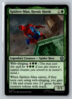 Spiders-Man, Heroic Horde Marvel's Spider-Man 117 Uncommon - Image 1