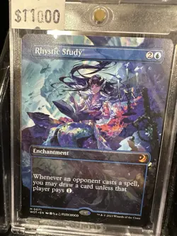 Rhystic Study (Anime Borderless) Wilds of Eldraine: Enchanting Tales Regular - Image 1