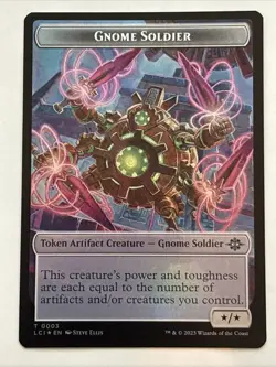 MTG The Lost Caverns of Ixalan Map/Gnome Soldier Token Foil 0017/0003 NM - Image 2