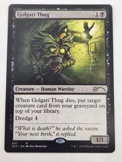 MTG Magic the Gathering Golgari Thug (#007) Secret Lair Drop Series NM - Image 1