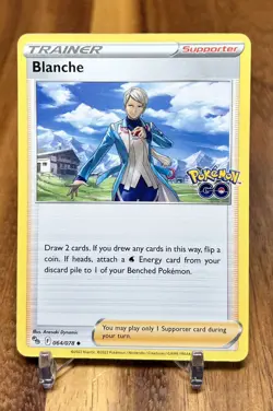 Blanche 064/078 Non Holo Pokemon Go Trainer Pokemon Card NM - Image 1