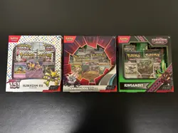 Pokemon TCG: Alakazam, Kingambit, Annihilape ex Collection Lot 12 Boosters New - Image 1