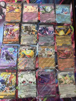 Pokemon 16 Card Lot nm V Max Mega Amazing Ex HOLO Rare Hits Only A72 English - Image 1