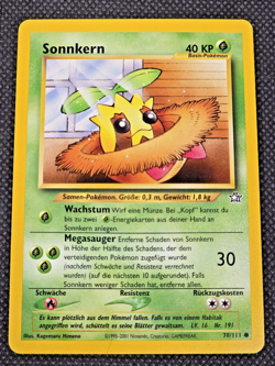 Pokemon TCG GERMAN Sonnkern 78/111 CCG Neo Genesis Sunkern --L31 - Image 1