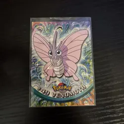 Venomoth #49 TV Animation Edition Topps Blue Logo D1 - Image 1