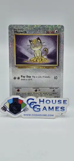Meowth 53/110 Legendary Collection Reverse Holo Pokemon VERY CLEAN *CCGHouse* RA - Image 1