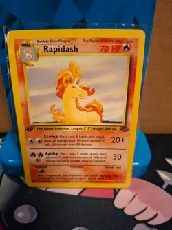 1999 Pokemon Jungle - 44/64 Rapidash 1st Edition - Image 1