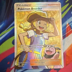 Pokemon TCG Pokemon Breeder 73/73 | Full Art Ultra Rare Holo Shining Legends - Image 1
