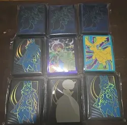 Pokemon TCG ETB Sleeves lot of 9 New - Image 1
