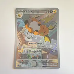 Pokemon Raichu 211/193 Sv02: Paldea Evolved Illustration Rare Holo 140 HP - Image 3