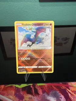 Pokemon TCG Radiant Charizard 020/159 Crown Zenith Holo - Image 1