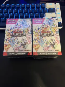 Pokemon TCG Prismatic Evolutions Booster Bundle Lot of 2 - NEW/FACTORY SEALED - Image 5