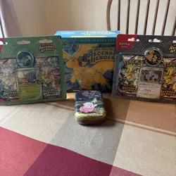 Pokemon TCG: Ascended Heroes Bundle - ETB & Mini Tin + Erika & Larry Blisters - Image 1