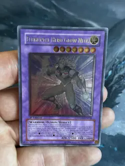 2006 Yu-Gi-Oh! 1st Ed Elemental HERO Glow Neos EOJ-EN036 Ultimate Rare - Image 2