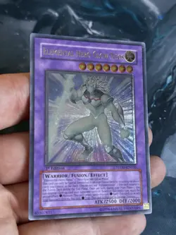 2006 Yu-Gi-Oh! 1st Ed Elemental HERO Glow Neos EOJ-EN036 Ultimate Rare - Image 3