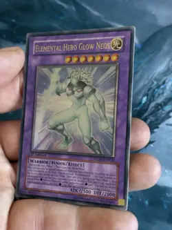 2006 Yu-Gi-Oh! 1st Ed Elemental HERO Glow Neos EOJ-EN036 Ultimate Rare - Image 4