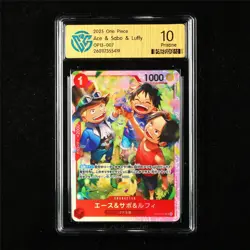 CCG 10 Pristine 2025 One Piece JPN Ace&Sabo&Luffy OP13-007 SR - Image 1