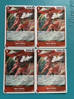 ONE PIECE TCG BELO BETTY RARE PLAYSET OP05-015 - Image 1