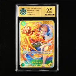 CCG 9.5 GemMint 2025 One Piece CHN Monkey D. Luffy OP13-118 SEC - Image 1