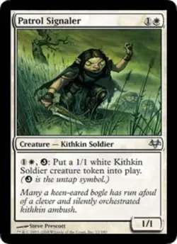 MTG magic cards 1x Patrol Signaler - Foil Eventide NM-Mint, English - Image 1