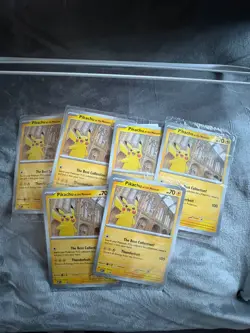 Pokemon TCG Pikachu at The Museum Oversize Promo Card x6 - Image 1