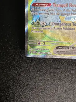 Pokemon TCG Venusaur EX Full Art Rare Card 182/165 Scarlet & Violet 151 - Image 5