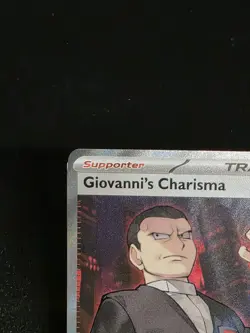 Giovanni's Charisma Holo Scarlet & Violet 151 Pokemon TCG Card 197/165 - Image 3