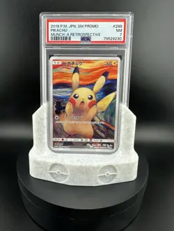 PSA 7 - Pikachu Munch The Scream Promo 288/SM-P Pokemon Card Japanese 2018 - Image 1