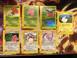 Pokemon Card Aquaopolis Bundle Reverse Holo Hoppip Vileplume Porygon Miltank - Image 1