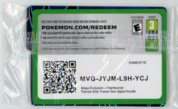 Phantasmal Flames ETB Promo Sealed Charcadet #022 Black Star Promo Pokemon Card - Image 2