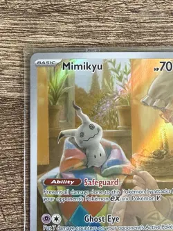 Mimikyu 075 POKEMON CENTER Stamped Black Star Promo 2024 IR Pokemon Card SEALED - Image 5