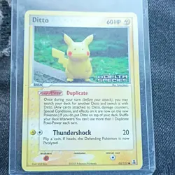 Pokemon Ditto EX Delta Species 63/113 Basic Card English Regular 2005 - Image 1