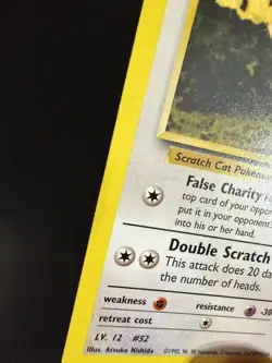 Giovanni's Meowth 43/132 Gym Challenge Pokemon Card - Image 3