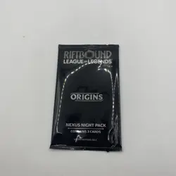 Riftbound Origins Nexus Night Pack Sealed English 3-Card Pack sealed promo - Image 1