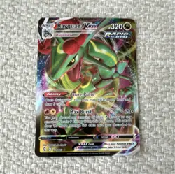Pokemon Rayquaza VMAX 111/203 Ultra Rare Rapid Strike Holo Evolving Skies Card - Image 1