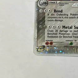 Pokemon TCG Aggron EX Sandstorm Holo Rare Card 95/100 Damaged - Image 3